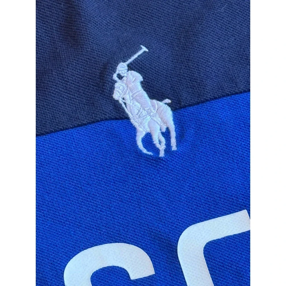Mens Polo Ralph Lauren France FRA 16 Custom Fit Big Pony Polo Shirt XL Patch